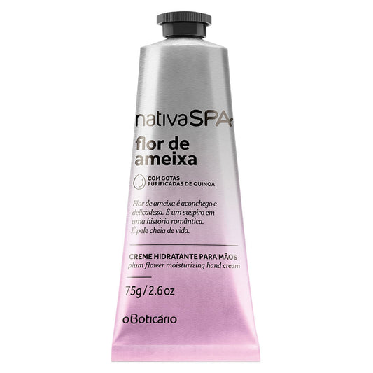 creme para mãos Nativa SPA Flor de Ameixa  75g