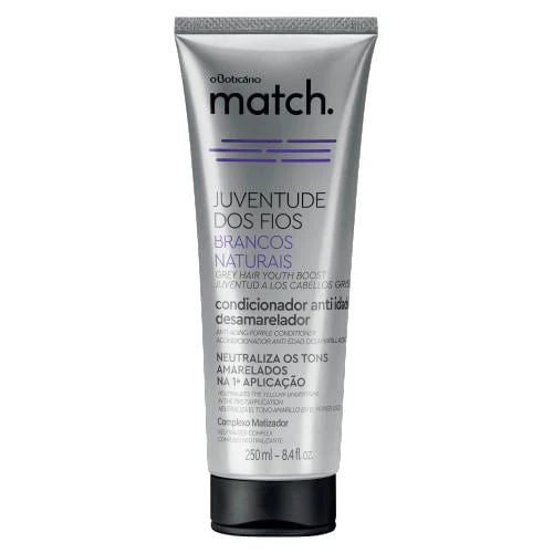 BRANCOS NATURAIS MATCH JUVENTUDE DOS FIOS ANTI-IDADE CONDITIONER, 250ML