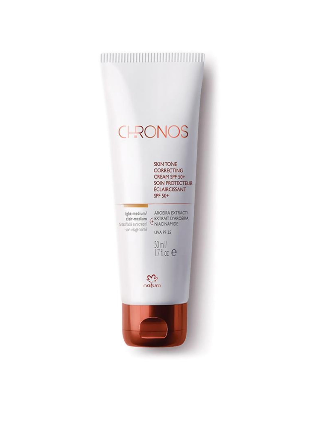 LIGHTENING PROTECTOR SPF 50 - MEDIUM LIGHT - CHRONOS - 50ML