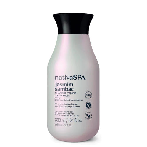 SHAMPOO ANTI-STRESS NATIVA SPA JASMIM SAMBAC, 300ML