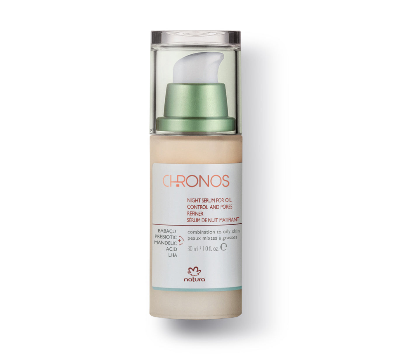 SERUM NOTURNO ANTIOLEOSIDADE E POROS - CHRONOS - 30ML