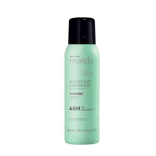 Match Shampoo Seco Antioleosidade, 150ml
