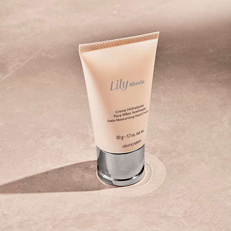 Creme Acetinado Hidratante Para Mãos Lily Absolu 50g